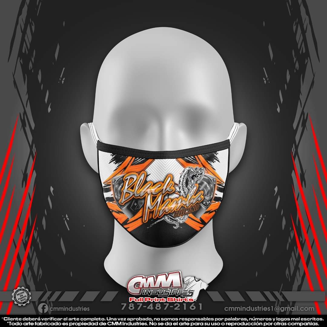 Black Mamba Racing Face Masks