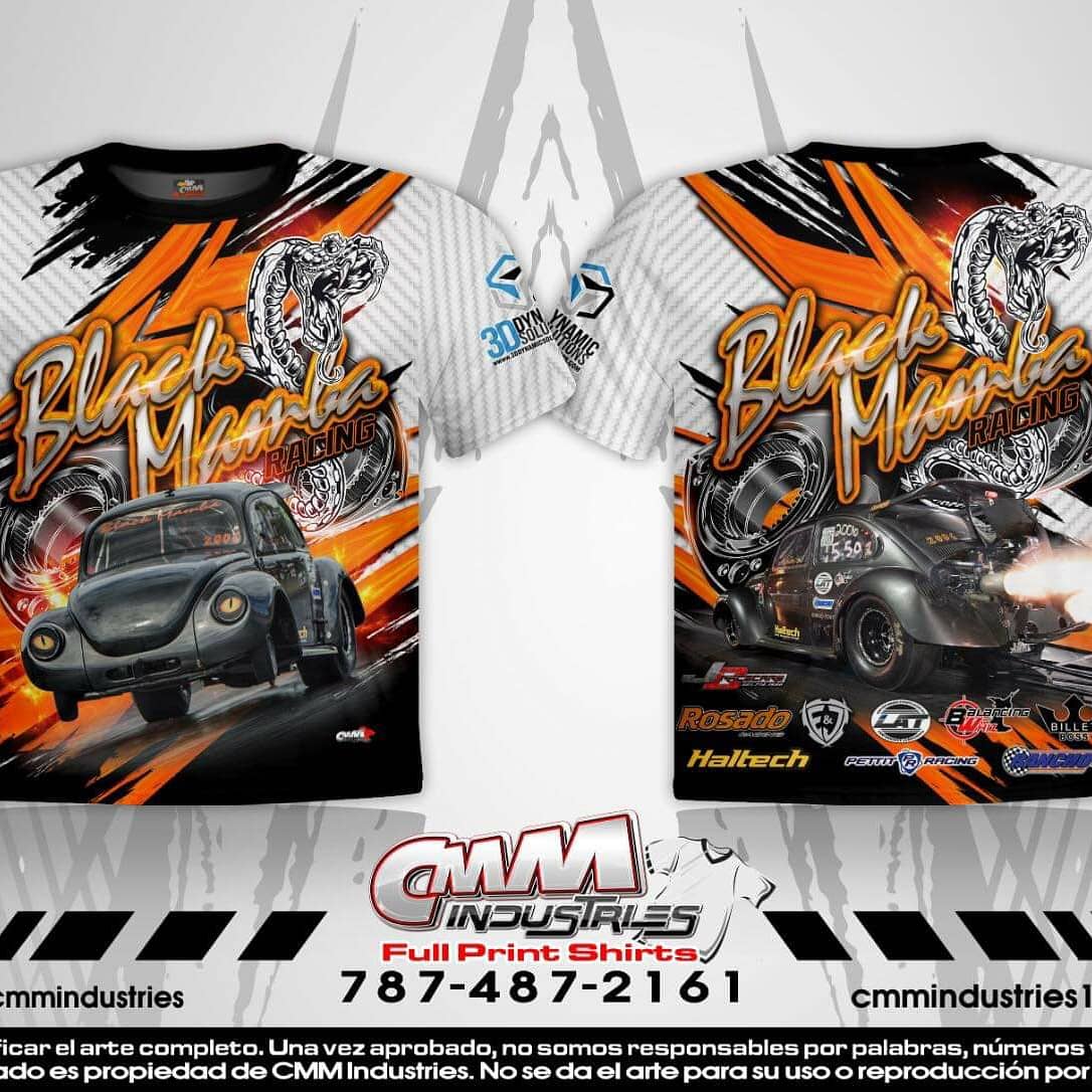 Second Edition Black Mamba Racing Short Sleeve T-Shirt