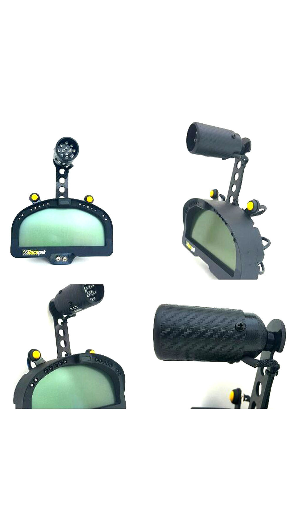 Carbon Fiber Racepak Dash Bracket